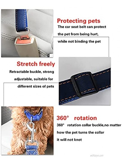 Dog Seat Belt Adjustable Pet Dog Car Safety Belt Dog Car Seat Belt Restraint Safety Leash Car Vehicle Seat Belt for Dogs,Cats and Pets