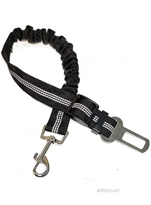 Dog Seat Belts Nylon Pet Seat Belts Heavy-Duty Flexible and Durable. Dog Cat and Pet Car Seat Belts. BlackStandard