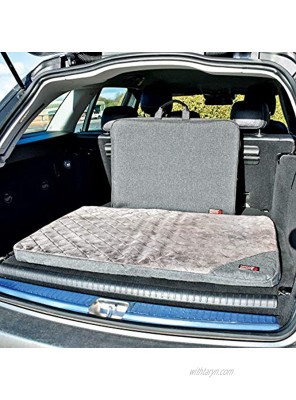 KONG Fold-Up Dog Travel Mat Comfortable Pet Travel Bed Ideal for Long Car Rides