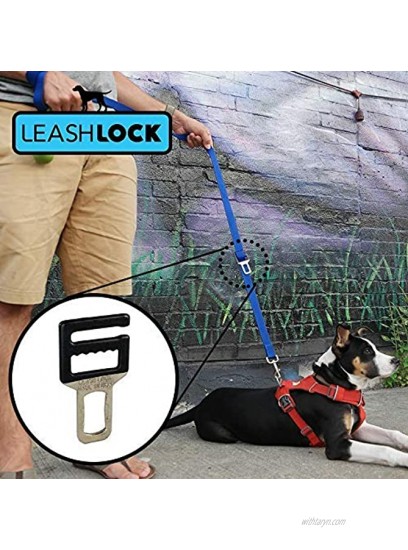Leash Lock Universal Car Pet Seat Belt Safety Harness Clip with Bottle Opener Chrome