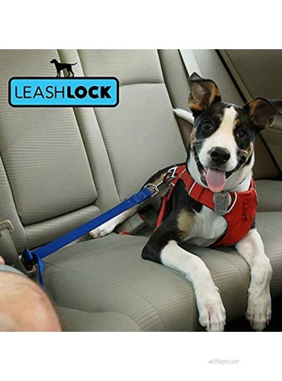 Leash Lock Universal Car Pet Seat Belt Safety Harness Clip with Bottle Opener Chrome