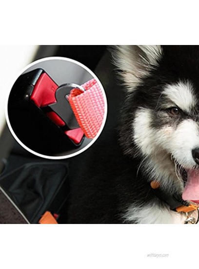 New Tech Junkies SEAT BELT restraint clip-on to collar harness Pet Dog car truck mini-van Animal Safety nylon