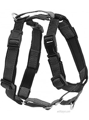 PetSafe 3 in 1 Harness and Car Restraint Small Black No Pull Adjustable Training for Small Medium Large Dogs