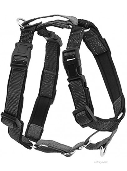 PetSafe 3 in 1 Harness and Car Restraint Small Black No Pull Adjustable Training for Small Medium Large Dogs