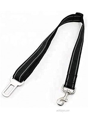 Poodle Pet Easy Click Car Seat Belt for Dogs | Adjustable Length Nylon Strap and Metal Car Seat Buckle | Safe and Secure Pet Seat Bel