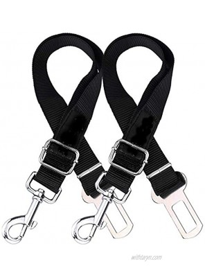 Verigle Pet Safety Leash Leads for Cats Nylon Fabric Material 2 PCS Black
