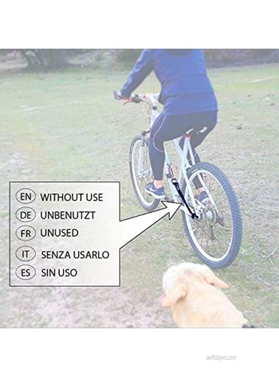Dog Bike Leash Hands Free Dog Leashes. Dog Bicycle Lead for Small Medium and Large Dogs Designed to Lead one or More Dogs with Maximum Safety Easy Assembly Without Tools. Patented Product.
