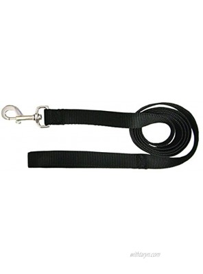 Hamilton Single Thick Deluxe Nylon Lead with Swivel Snap 5 8-Inch by 6-Feet Black