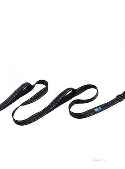 Max and Neo Triple Handle Traffic Dog Leash Reflective We Donate a Leash to a Dog Rescue for Every Leash Sold