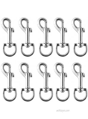 Pet Leash Hooks 10 Pcs Heavy Duty Buckles for Linking Dog Leash Collar Handmade Crafts Project