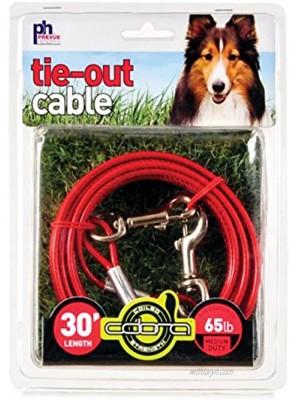 Prevue Pet Products 2121 Medium-Duty 30' Tie-Out Cable