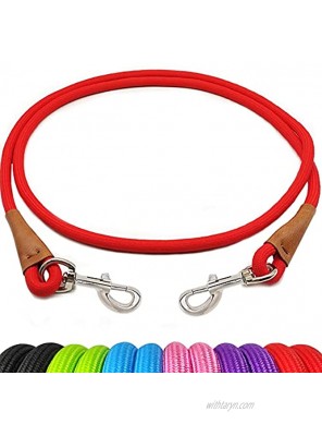 YUCFOREN 6 Foot Dog Tie Out Rope Leash Heavy Duty Climbing Nylon Basic Leash for Camping Indoor Outdoor and Front Yard
