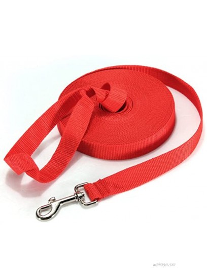 5FT 10FT 20FT 30FT 40FT Long Dog Puppy Pet Puppy Training Obedience Lead Leash recall 3 Color Choice