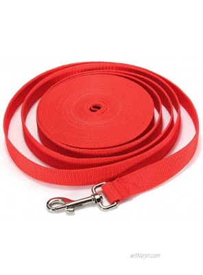 5FT 10FT 20FT 30FT 40FT Long Dog Puppy Pet Puppy Training Obedience Lead Leash recall 3 Color Choice