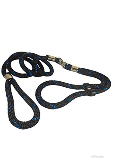 Luna&Max 4 Foot x 3 8 inch Dog Leash Standard Training Adjustable Pet Slip Lead Dog Leash for Training Premium Quality Mountain Climbing Rope Lead Strong Sturdy Perfect for Medium and Large Dogs