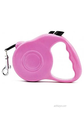 7 Angry Ants Heavy Duty Retractable Dog Leash Dog Walking Leash for Small Medium Dogs Tangle Free Pink