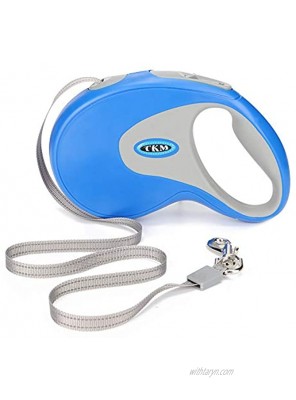 Retractable Dog LEASH 16' Heavy Duty Pet Walking LEASH Non-Tangling Dog LEASH For Medium to Small Dogsup to 110 Lbs Blue