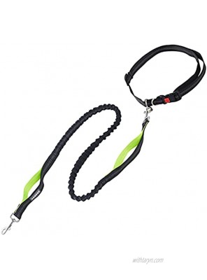 Anorge Hands-Free Dog Leash Made by Durable Bungee and 3M Reflective Stitches. Professional and Safe Harness for Training Walking Jogging and Running Your Small Medium Large Dogs.