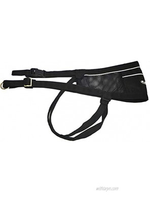 Neewa Canicross & Skijoring Belt to Run or Walk with Your Dog One-Size-Fits-All Black