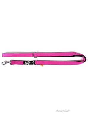 Dingo Dog Leash Extension Handmade Pink with Black Contrast 14643