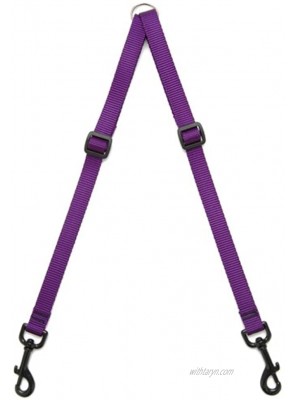 Max & Zoey 3 4-Inch Wide Walking Coupler Large Purple