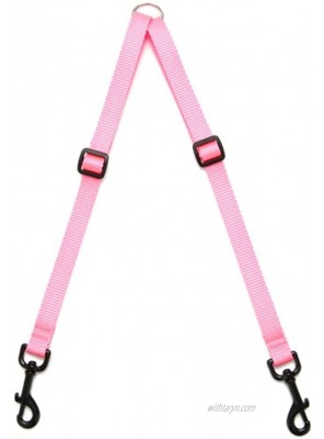 Max & Zoey 3 4-Inch Wide Walking Coupler Medium Pink