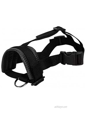 FOUAVE Small Medium and Large Dog muzzles are Soft and Anti-Barking Mouth Adjustable and Breathable