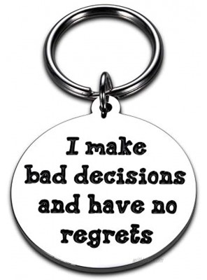 Dog Tags for Dogs Engraved I Made Bad Decisions and Have No Regrets Cat Tag Pet Id Tags for Dogs Funny Dog Tags Gifts for Cat Lovers Valentines Day Gifts for Puppy Kitty