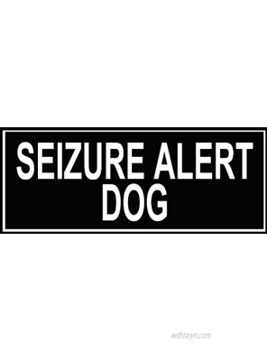 Seizure Alert Dog Medium nylon velcro patches by Dean & Tyler.