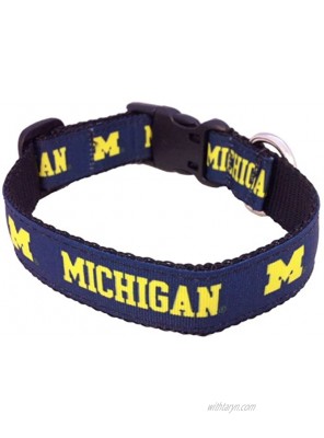 NCAA Michigan Wolverines Collegiate Dog Collar Large