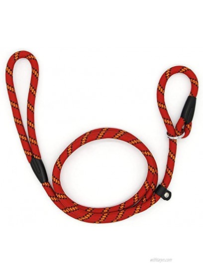 Coolrunner 5 FT Nylon Dog Leash Pet Slip Lead Heavy Duty Dog Rope Standard Adjustable Dog Training Leash for Small & Medium Dogs10-80 lb