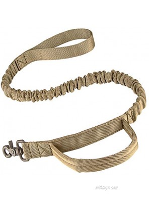 IronSeals Tactical Dog Training Bungee Leash Quick Release Buckle with Control Handle