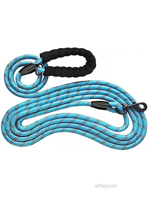 Long Leash for Dog Training,INTINI Leashes for Large Breed Dogs with Nylon Rope Highly Reflective ,Comfortable Padded Handle No Glue Plastic Buckle,Leashes for Medium Dogs,Small DogsStrong 13.1Ft