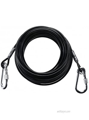 Erfo Dog Tie Out Cable Tie Out Cable Chains for Dogs up to 300 Pound