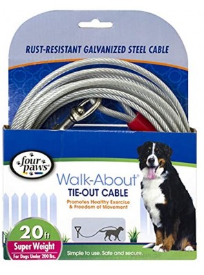 Super Tie Out Cable for Dogs