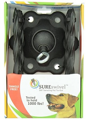 SUREswivel 360 degree Swiveling Pet Tie-Out Made in the USA