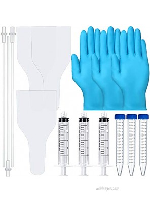 Weewooday 3 Set AI Artificial Insemination Dog Breeding Kit Artificially Inseminate Dog Kit Disposable Canine Artificial Insemination Cones Dog Semen Collection Bag for Dog Pet 15 Pieces