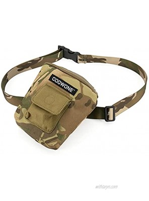 COOWONE Dog Treat Pouch Dog Training Pouch Bag Waist Strap Large Capacity Multi Pockets,2 Wearing Ways