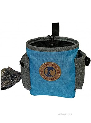 Dog Treat Pouch Dog Treat Bag Built in Poop Bag Dispenser for Training Small to Large Dogs,Puppy Treat Pouch Easily Carries Pet Toys Kibble Treats