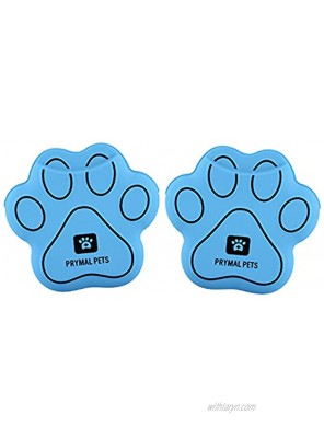 Prymal Pets Dog Treat Pouch Treats Bag for Dog and Puppy Training Snack Pet Food Silicone Container Pouches for Dogs with Clip and Magnetic Buckle for Closing Blue 2 Pack!