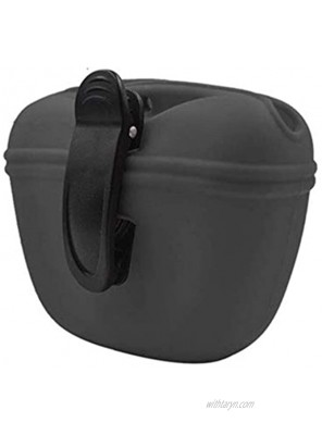 RoyalCare Silicone Dog Treat Pouch-Small Training Bag-Portable Dog Treat Bag for Leash with Magnetic Closure and Waist Clip[US Design Patent]