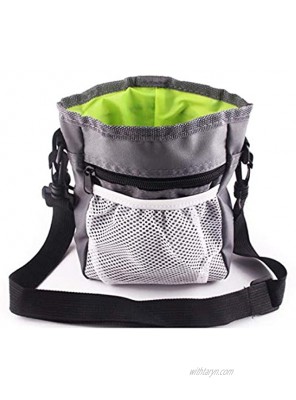 SZQCZB Dog Treat Training Pouch Fanny Pack Built-in Poop Bag Dispenser Easily Carries Pet Toys Money,Kibble and Treats Running Waist Bag
