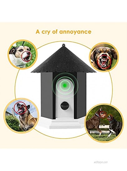 Anti Barking Device Ultrasonic Anti Barking Sonic Bark Deterrents Bark Control Device Dog Bark Contrl Outdoor Birdhouse