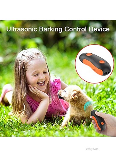 Bestdoggo Ultrasonic Barking Control Device Safe for Pets Anti Barking Dog Barking Deterrent Indoor&Outdoor Stop Barking Dog Device Bark Deterrent Range of 16.4Ft Dog Trainer