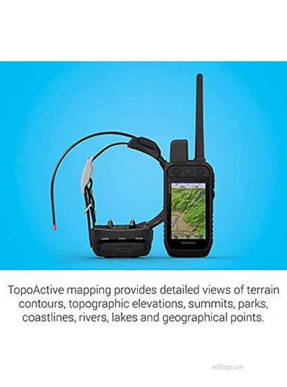 Garmin Alpha 200 Handheld and TT15 Dog Device Accessible and Fast Tracking and Training for Your Dogs Sunlight-readable 3.5 Capacitive Touchscreen