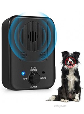 K-EYKONG Bark Control Device Upgraded Anti Barking Control Devices Ultrasonic Dog Bark Deterrent Pet Behavior Training Tool with 3 Levels Outdoor Sonic Bark Deterrents Silencer Stop Barking