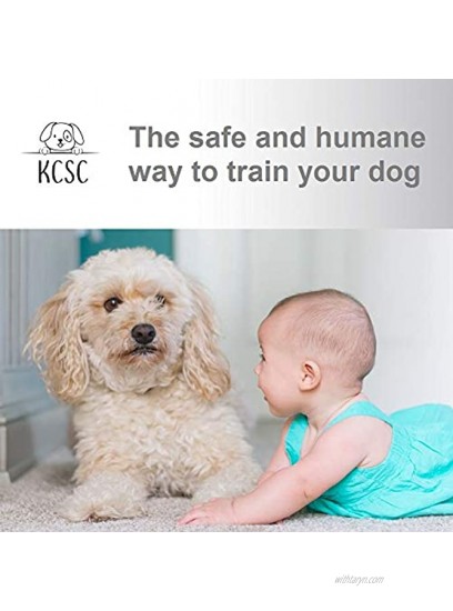 KCSC Anti Barking Device Dog Training Tool Mini Bark Control Deterrent Stop Barking Safe for All Dogs up to 50 Feet Range Upgraded