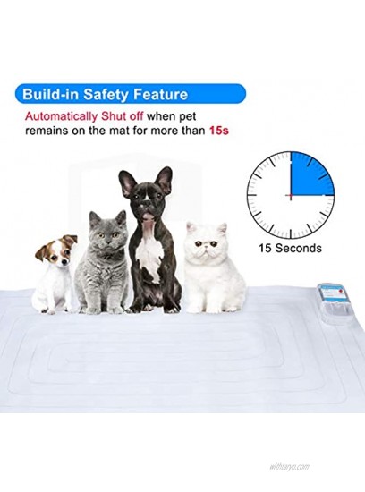 penobon Pet Training Mat Shock Mats for Cats Dogs Keeping Cats Dogs Off Furniture Counter Sofa Indoor Outdoor Scat Pet Mat with 3 Training Modes Safe Dog Repellent Mat