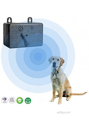 Petsonik Bark Stopper Outdoor Bark Box Device | Instantly Regain Your Peace of Mind Includes Free E-Book on Tips | Dog Barking Control Devices No Harm to Dog | 2019 Upgraded Mini Bark Control