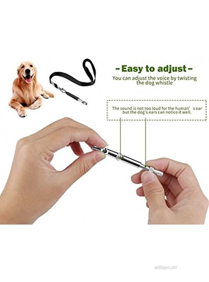 ADTBLL Dog Training Device Whistle Ultrasonic & Silent Harness Aid to Stop Barking